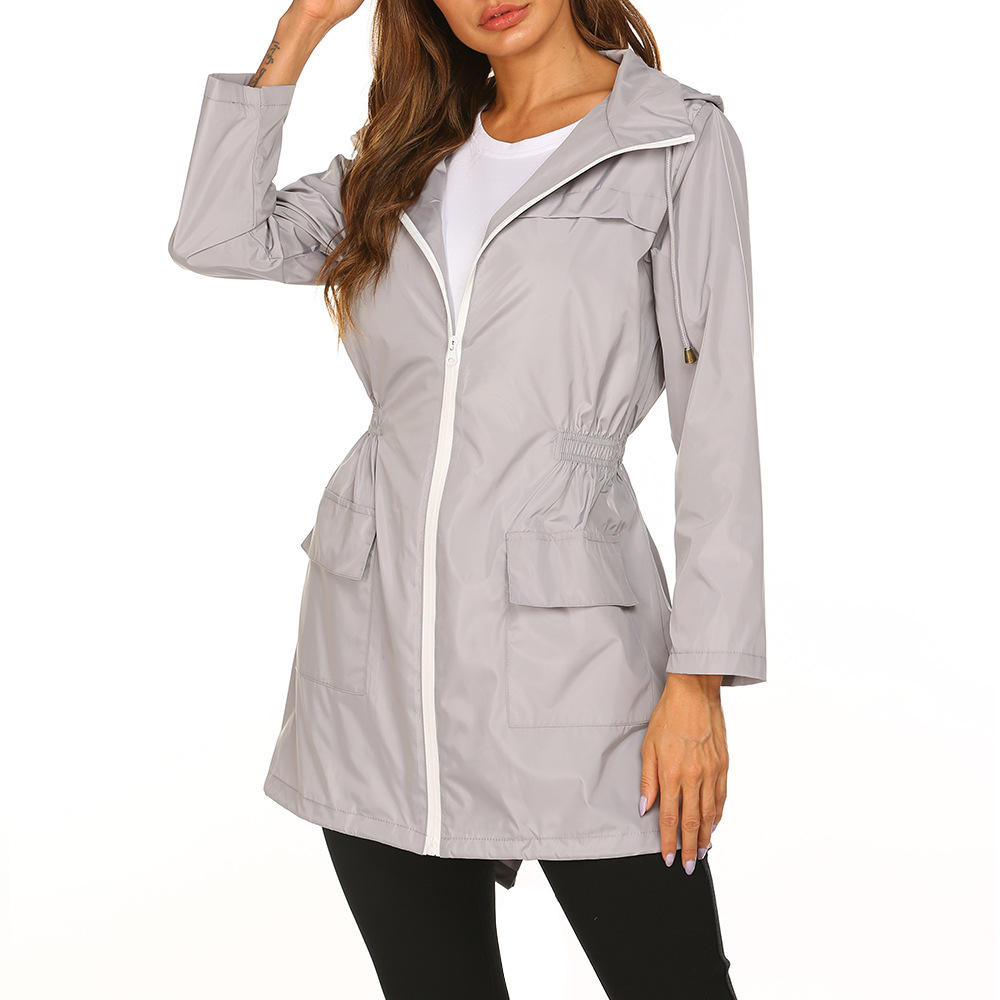 Anorak à capuche femme