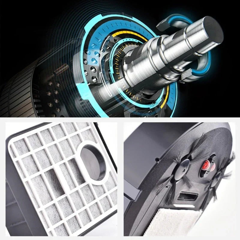 Aspirateur robot avec fonction 3-en-1