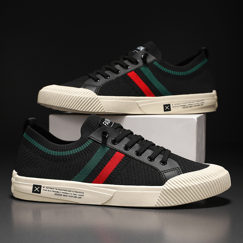 Baskets décontractées à lacets pour homme