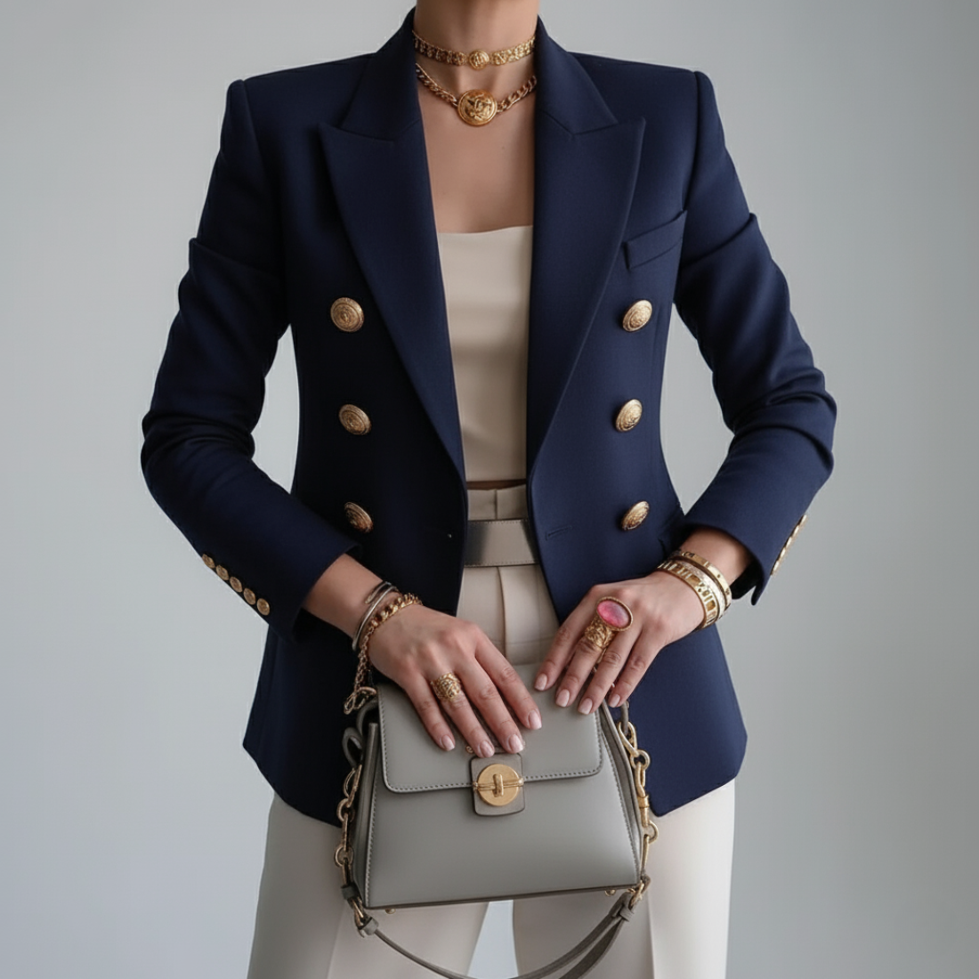 Blazer croisé femme