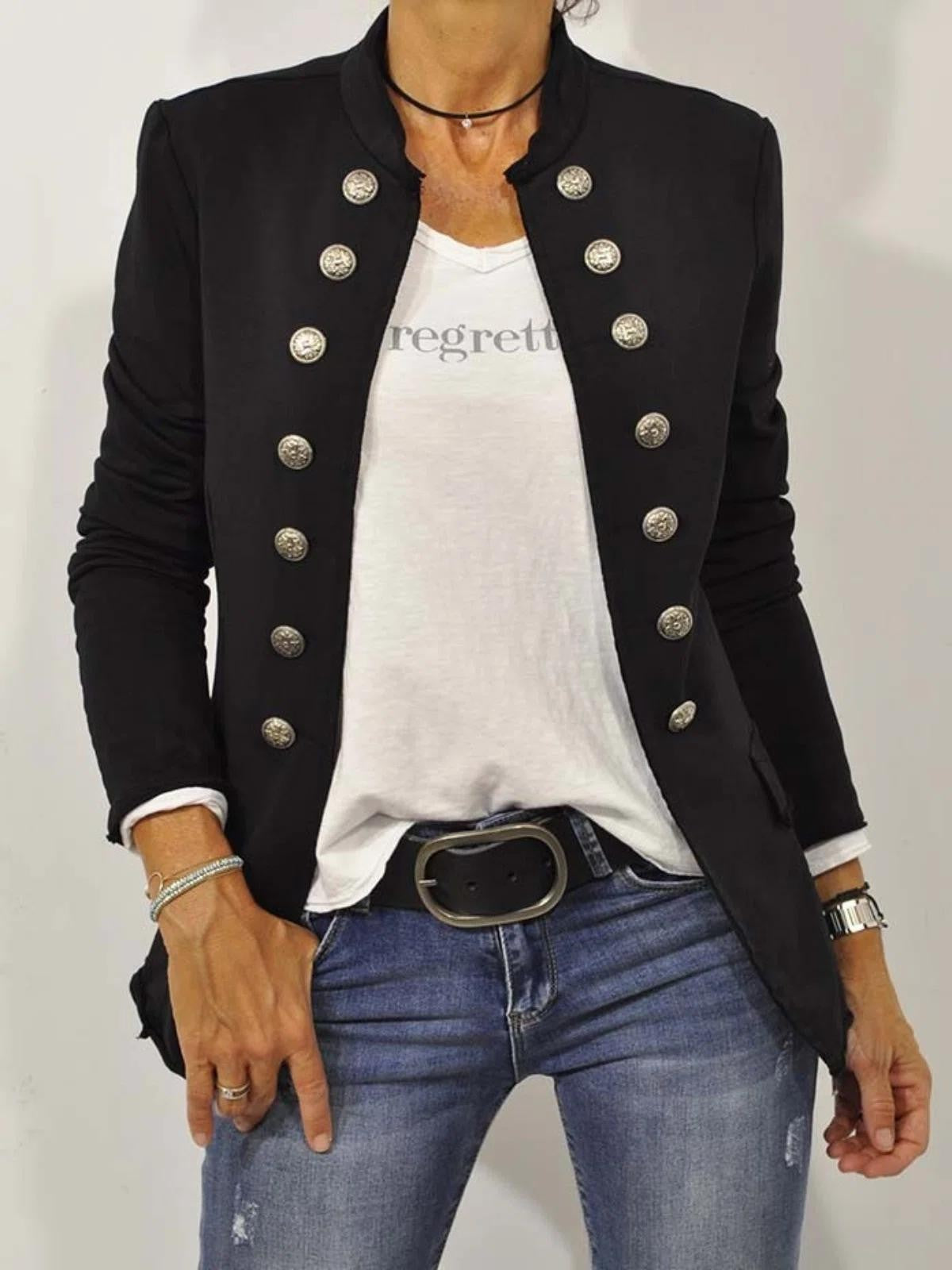 Blazer femme style militaire