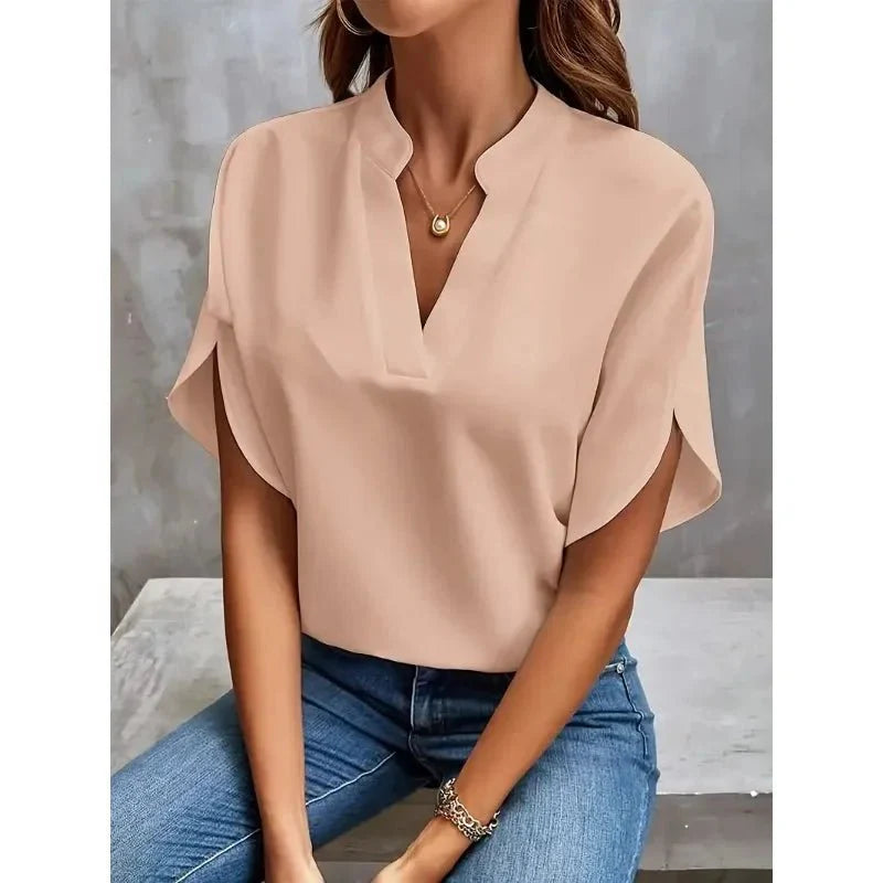 Blouse légère pour femme couvrant le ventre