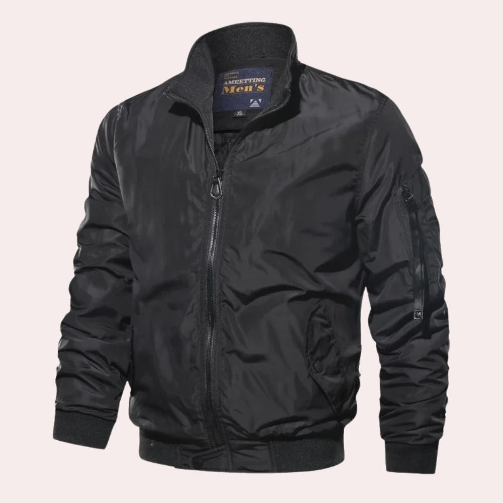 Blouson bomber coupe-vent pour homme
