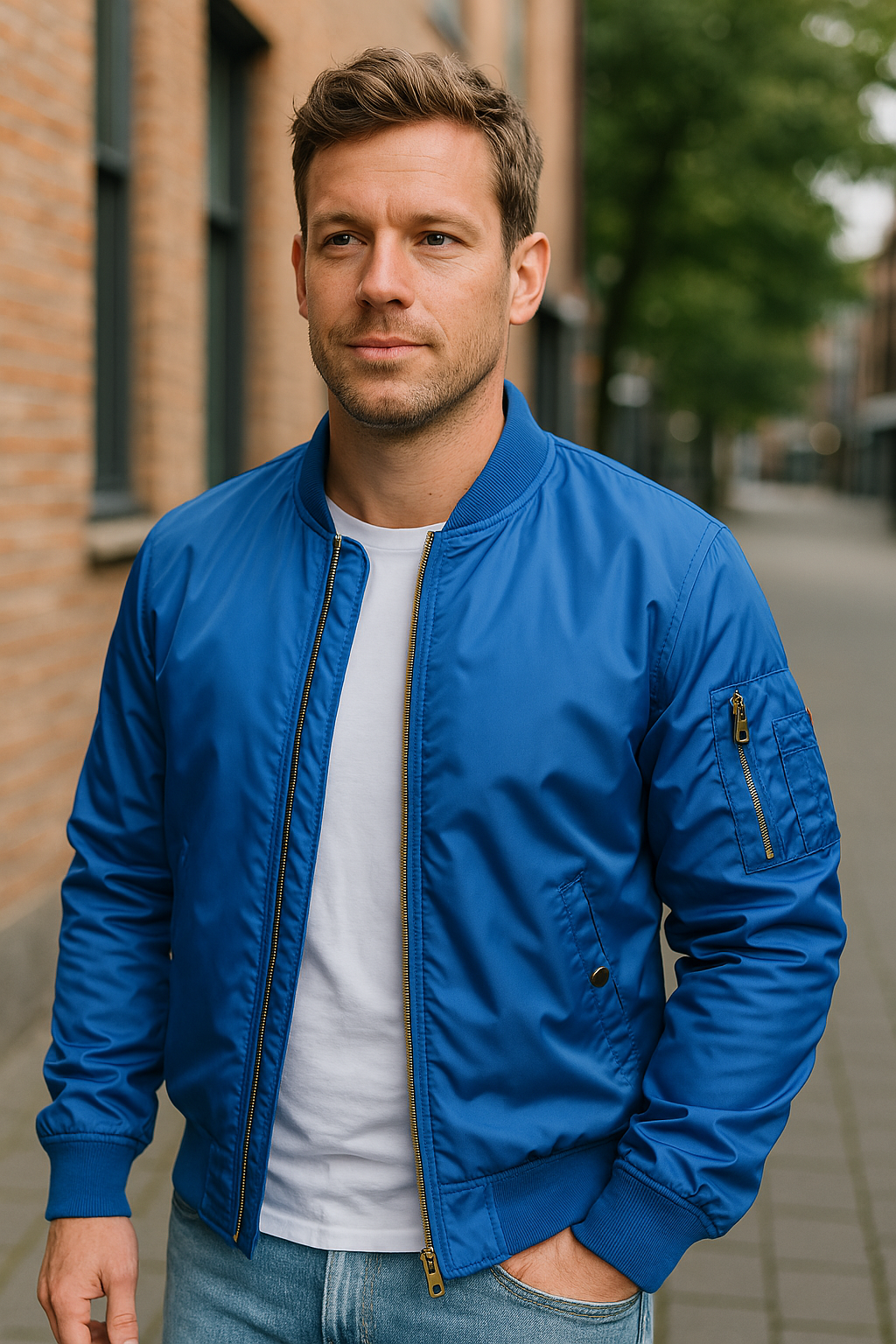 Blouson bomber stylé pour homme
