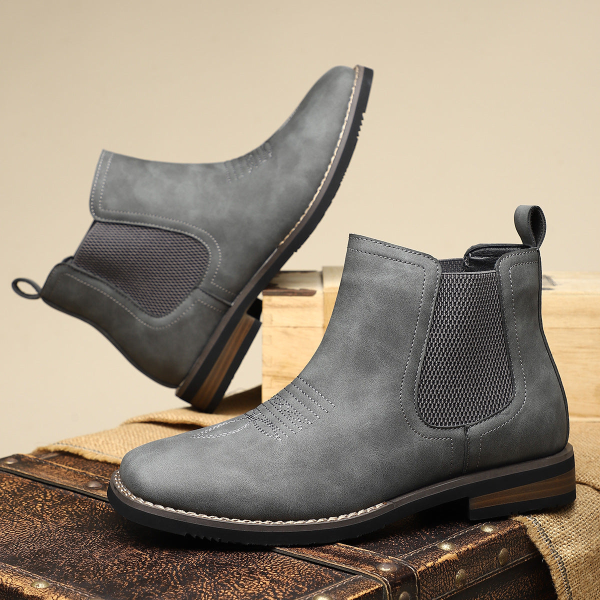 Bottines Chelsea élégantes pour homme