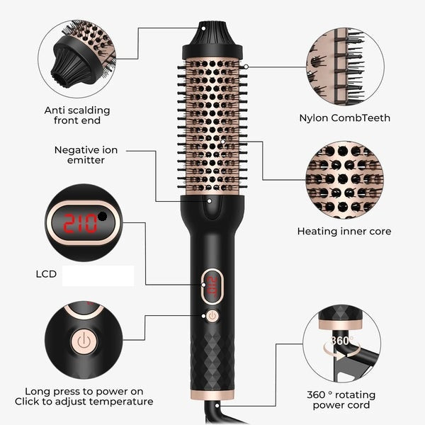 Brosse chauffante