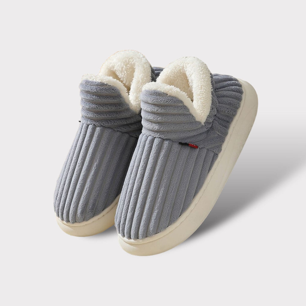 Chaussons en fourrure ergonomiques ultra chauds
