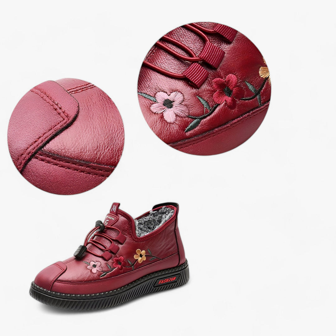 Chaussures femme à imprimé fleuri