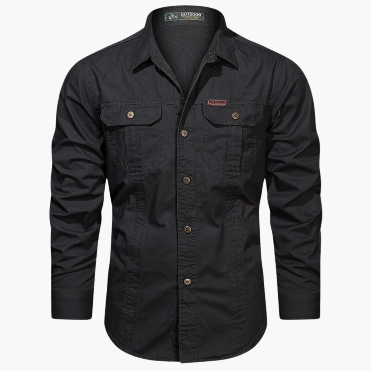 Chemise utilitaire à manches longues pour homme