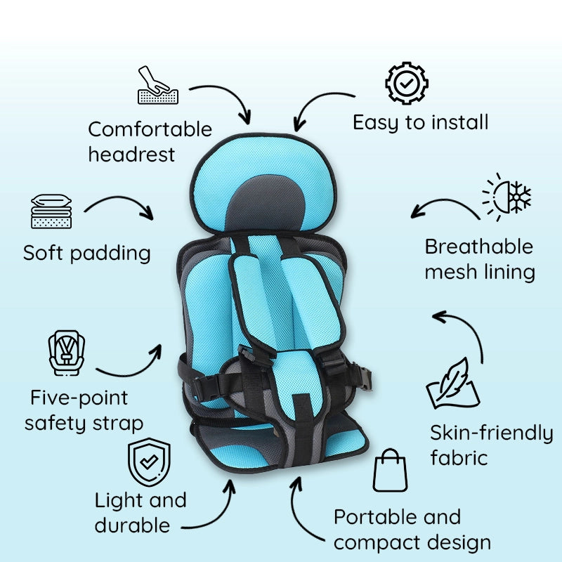 Coussin protecteur de siège auto pour enfant