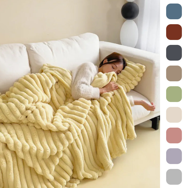 Couverture douillette et confortable - la chaleur parfaite pour les soirées d'hiver