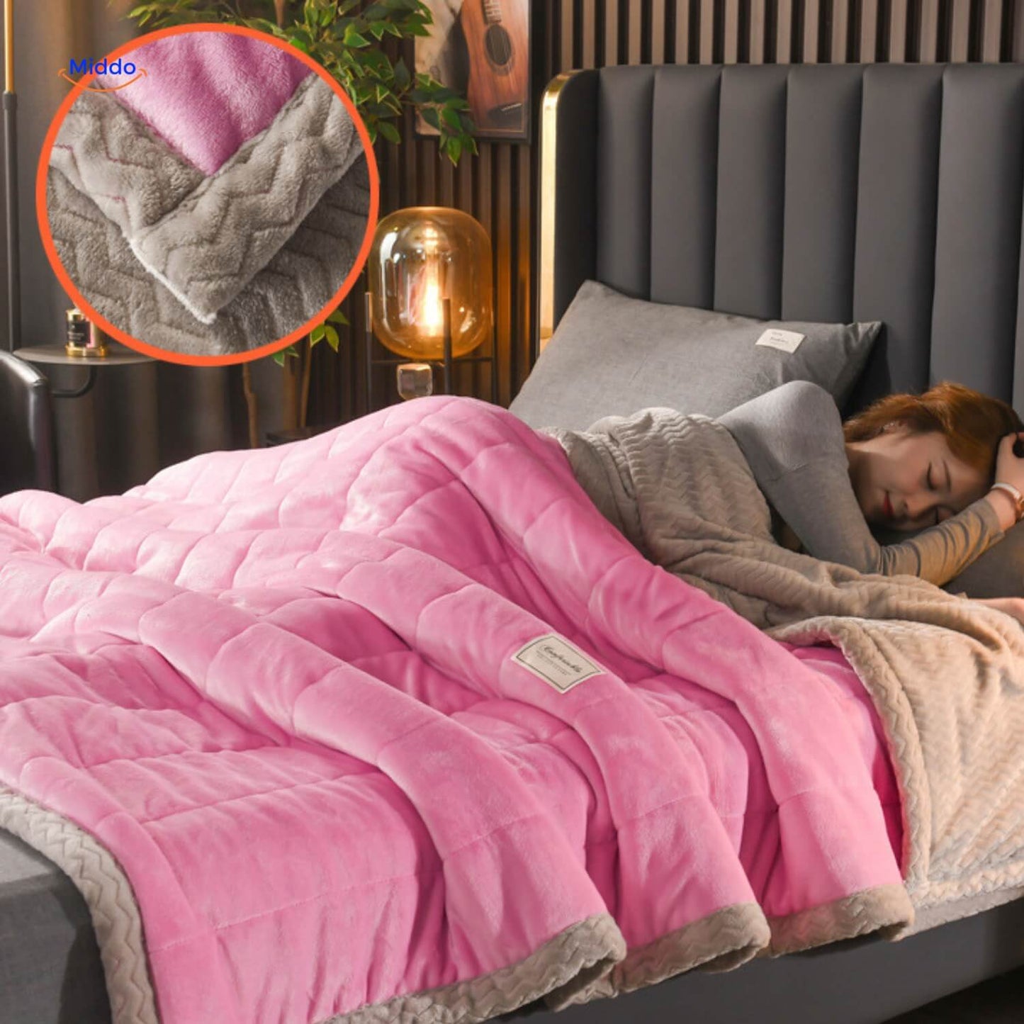 Couverture en laine pelucheuse | chaude et confortable, idéale pour l'hiver