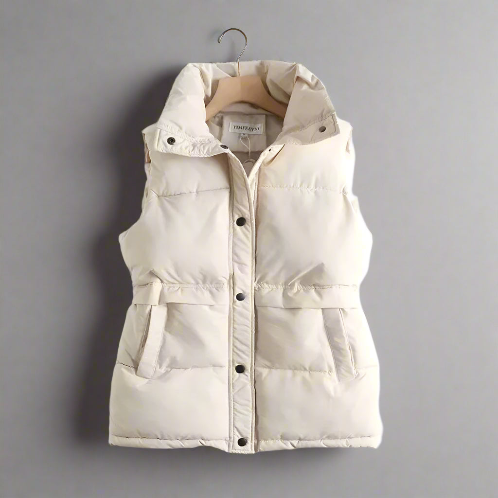 Doudoune sans manches coupe-vent pour femme