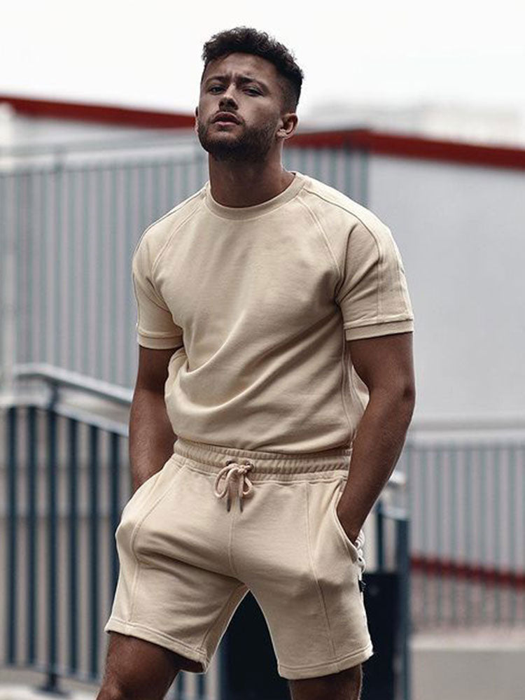 Ensemble d’été décontracté, robuste et confortable pour homme