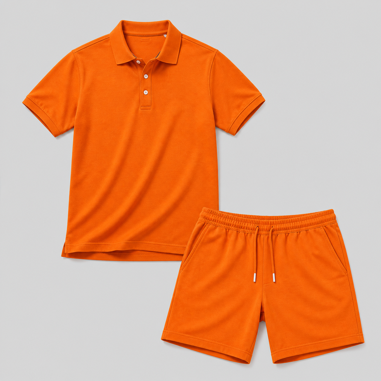 Ensemble de sport d’été pour homme – polo et short, confort léger