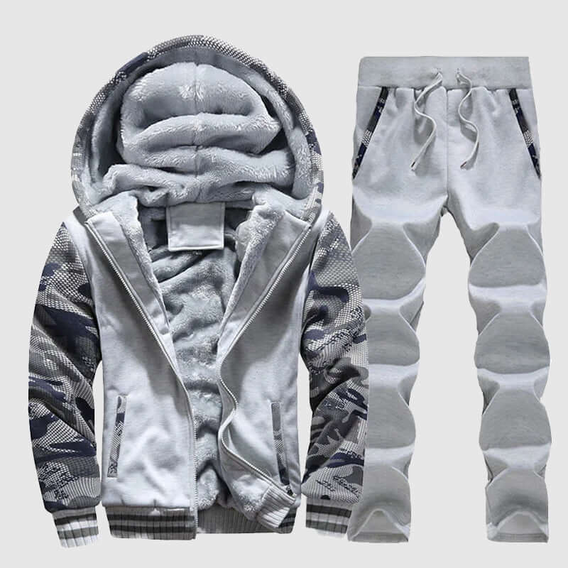 Ensemble de survêtement en polaire pour homme