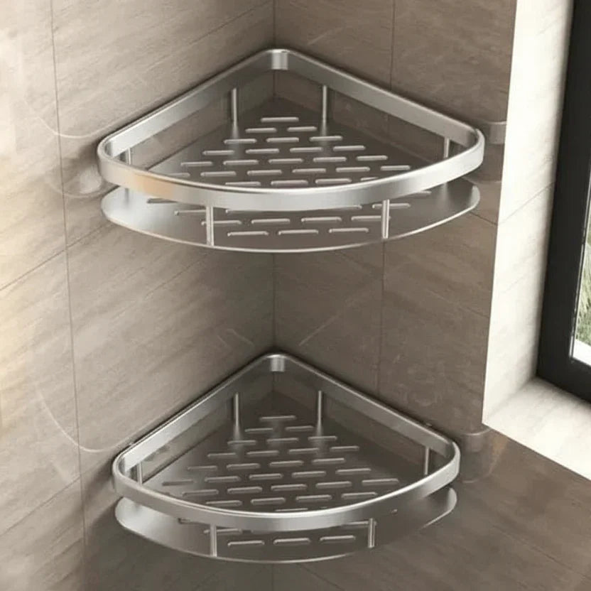 Étagère adhésive pour salle de bains, sans perçage et élégante, pour toutes les salles de bains
