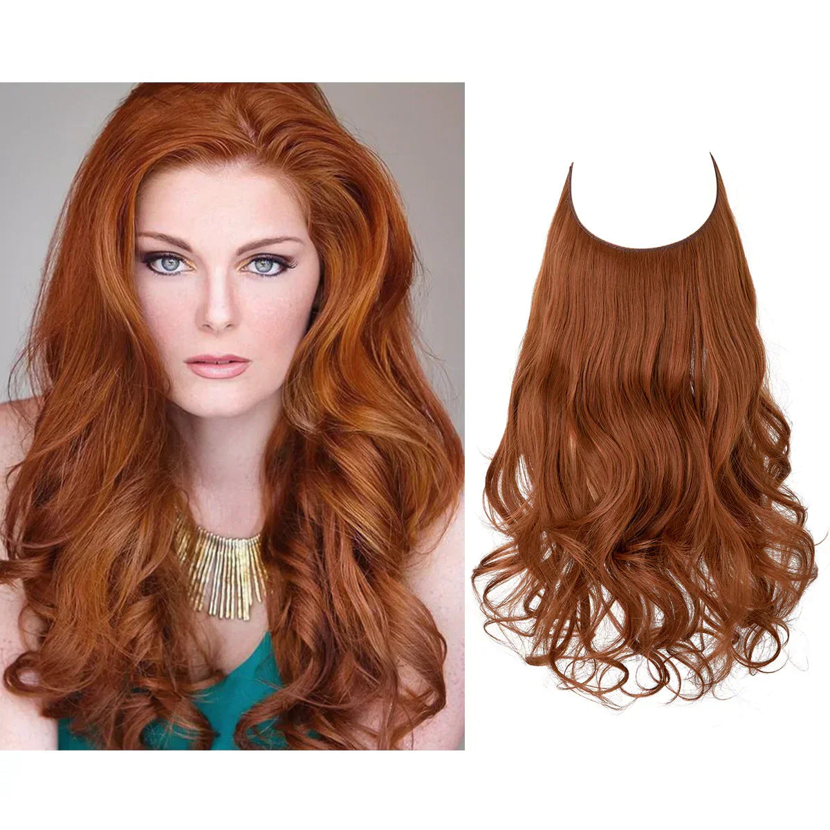 Extensions de cheveux naturels, qualité Remy, volume et longueur sans démarcation