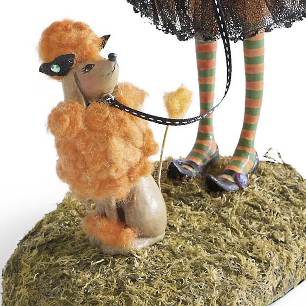 Figurine d’Halloween, décoration de sorcière faite main, résine