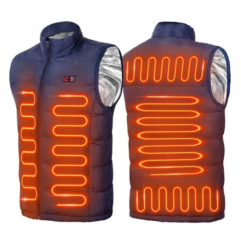 Gilet chauffant unisexe