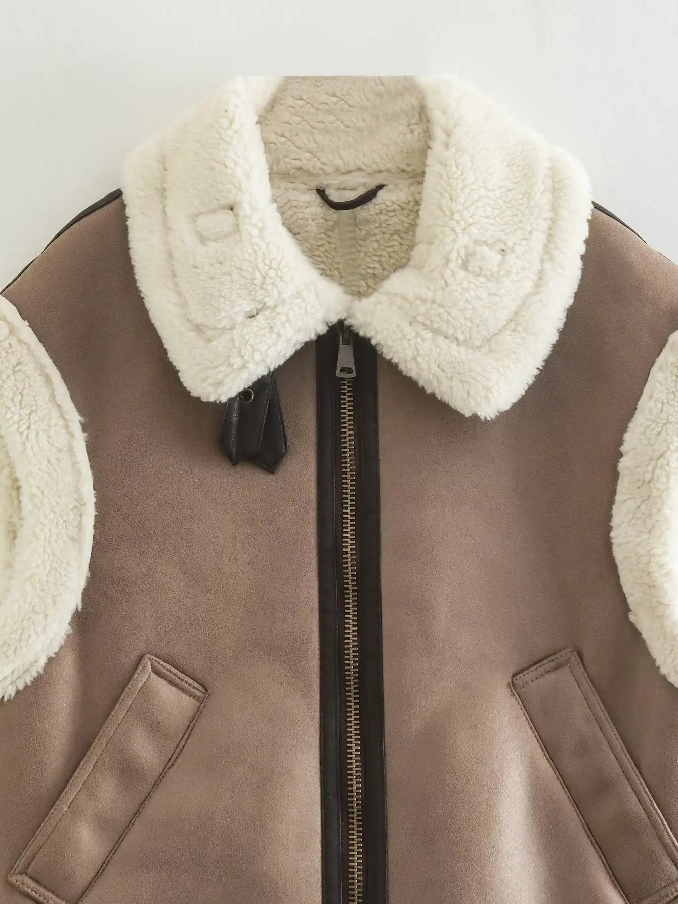 Gilet sans manches en cuir | élégant et confortable