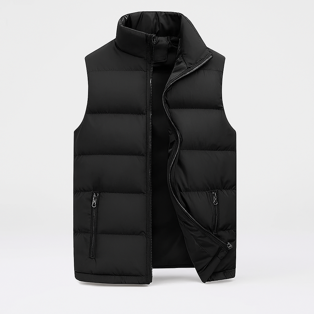 Gilet sans manches matelassé léger pour homme