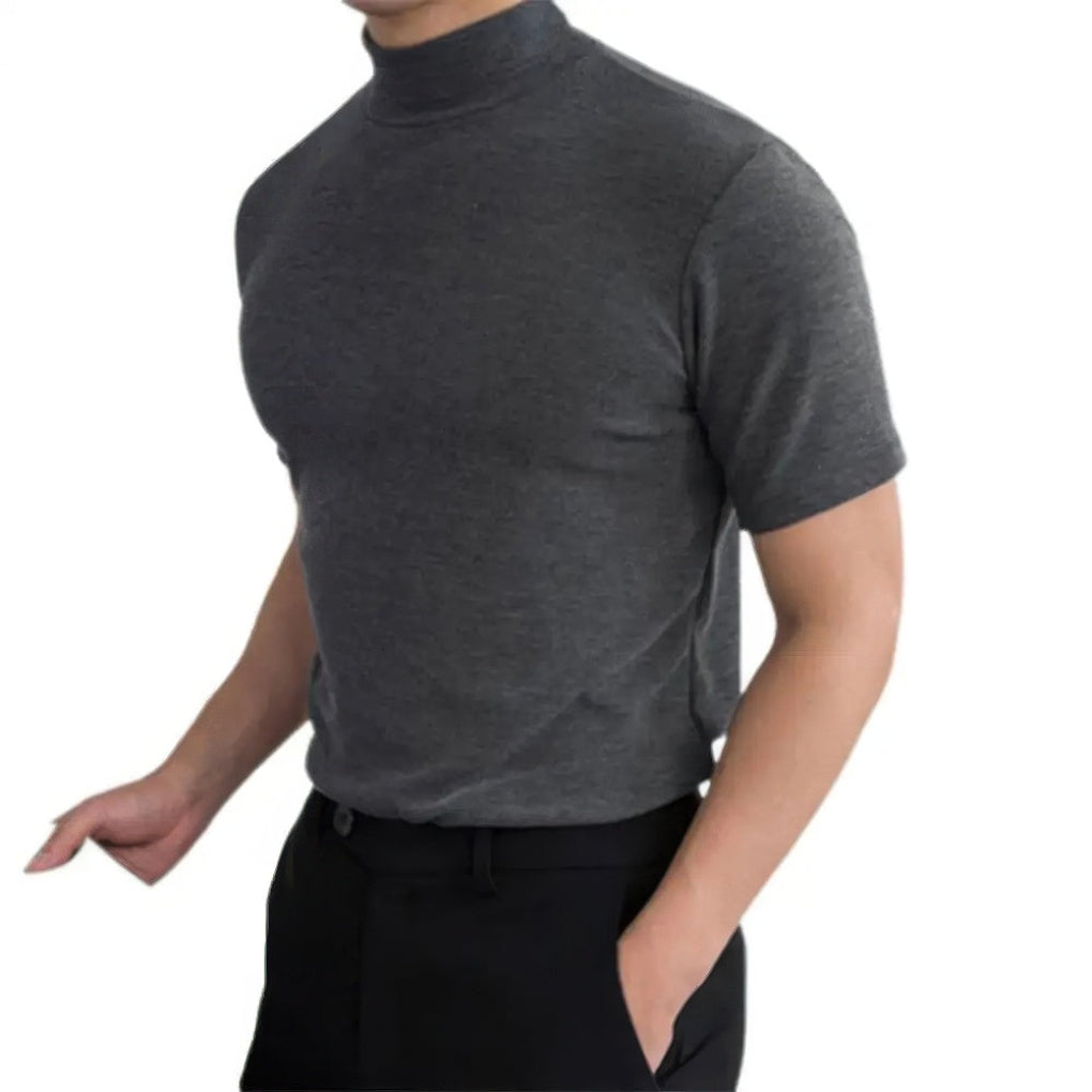 Haut respirant à col montant pour homme