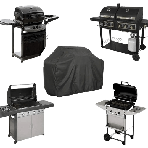 Housse de barbecue résistante aux intempéries pour grands et petits barbecues