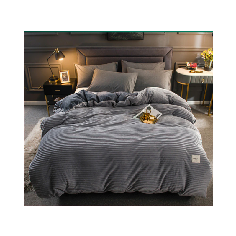 Housse de couette en velours | Une housse de couette bien chaude pour les jours froids