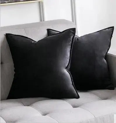 Housse de coussin en velours de luxe européen