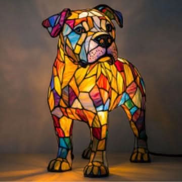 Lampe d’ambiance lumineuse à l’effigie d’une race de chien pour la maison