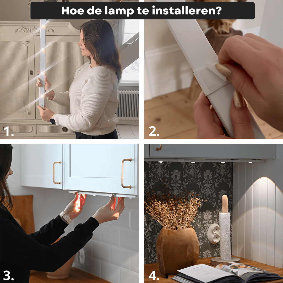 Lampe LED sans fil avec détecteur de mouvement