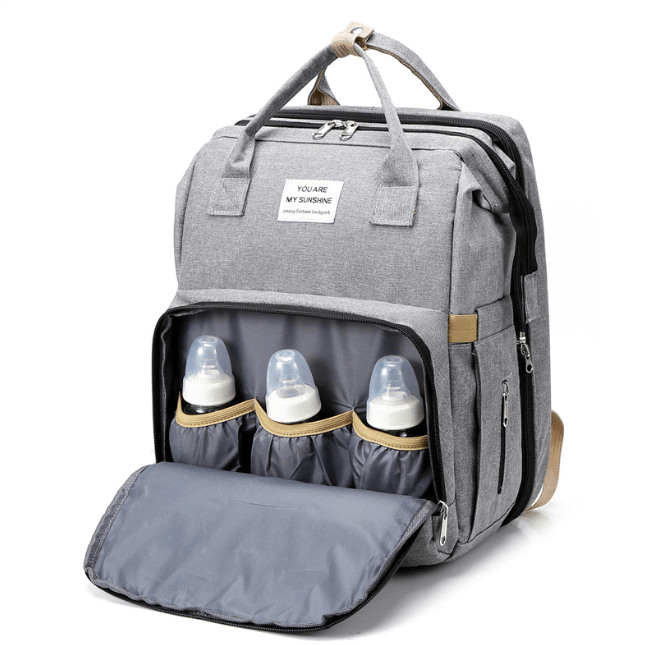 Lit bébé portable et sac à langer - sac à dos de voyage multifonction