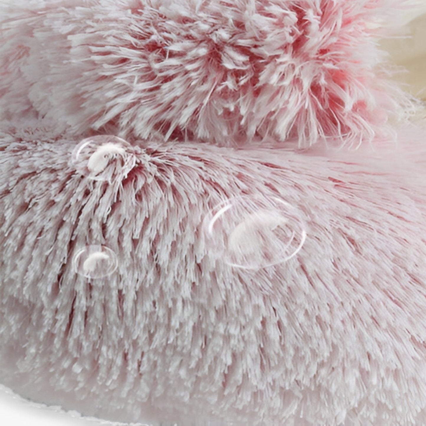 Lit d'hiver moelleux pour animaux avec housse lavable et base antidérapante