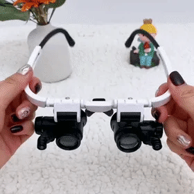 Lunettes-loupe à grossissements 8x, 15x et 23x pour une observation détaillée et des travaux de précision