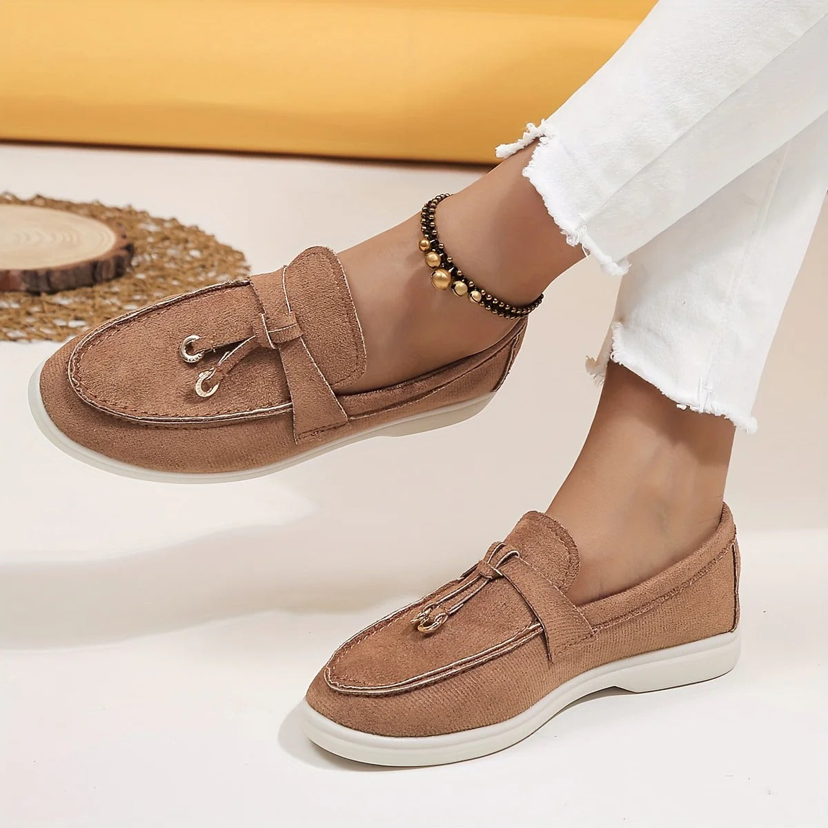Mocassins à glands chic et confortables