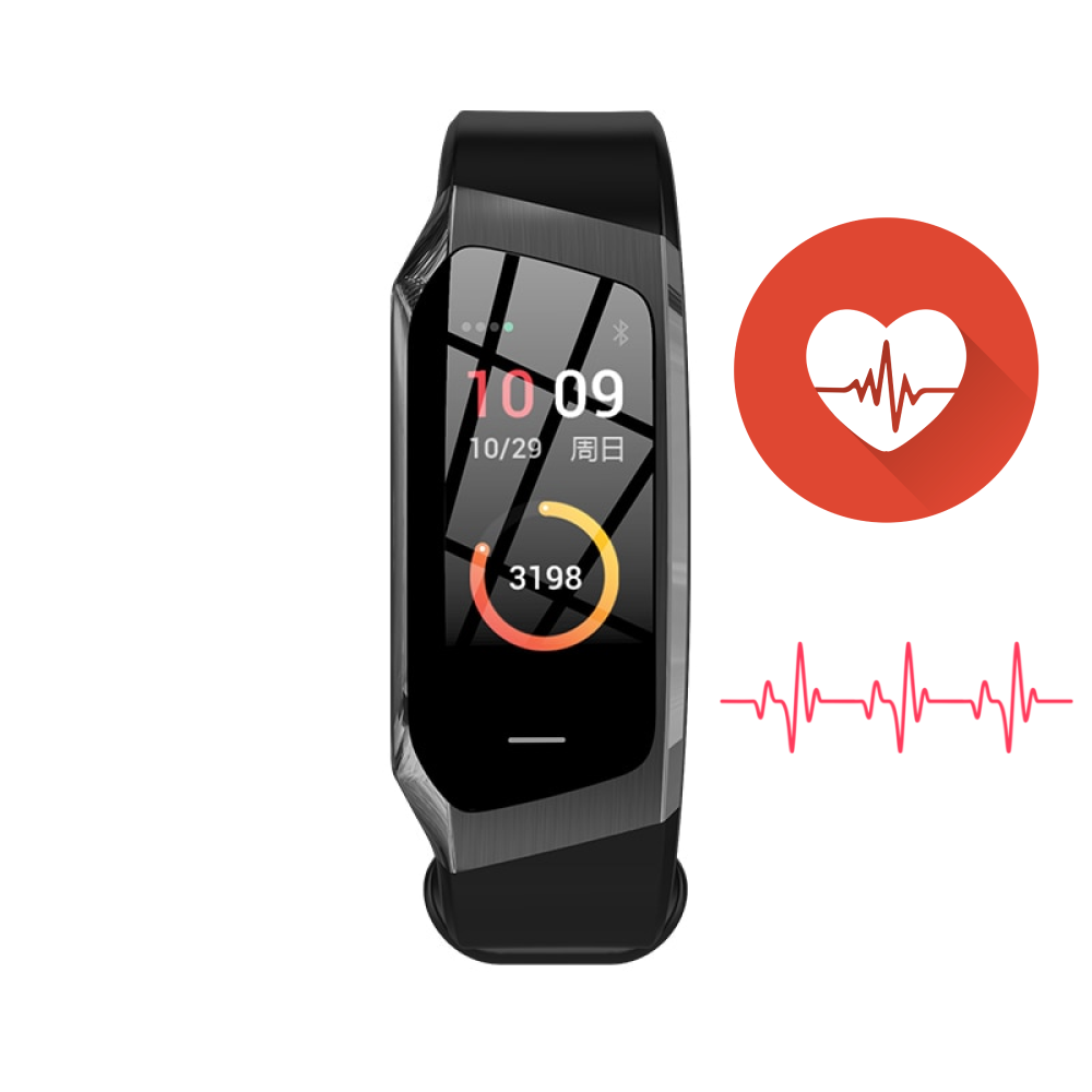 Montre connectée avec tensiomètre et cardiofréquencemètre