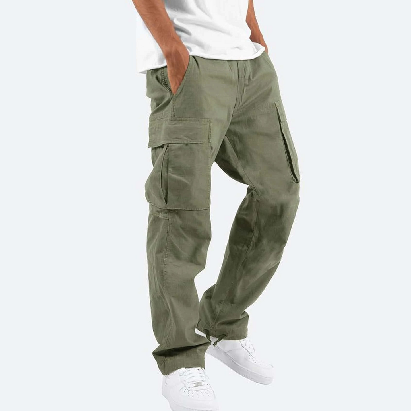 Pantalon cargo coupe décontractée pour homme