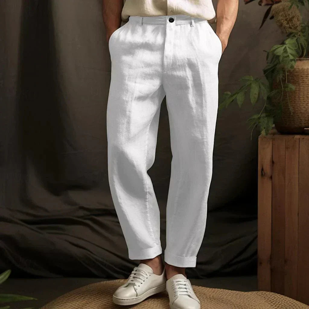 Pantalon casual pour homme à coupe décontractée