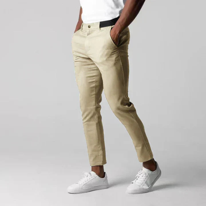 Pantalon chino pour homme coupe slim
