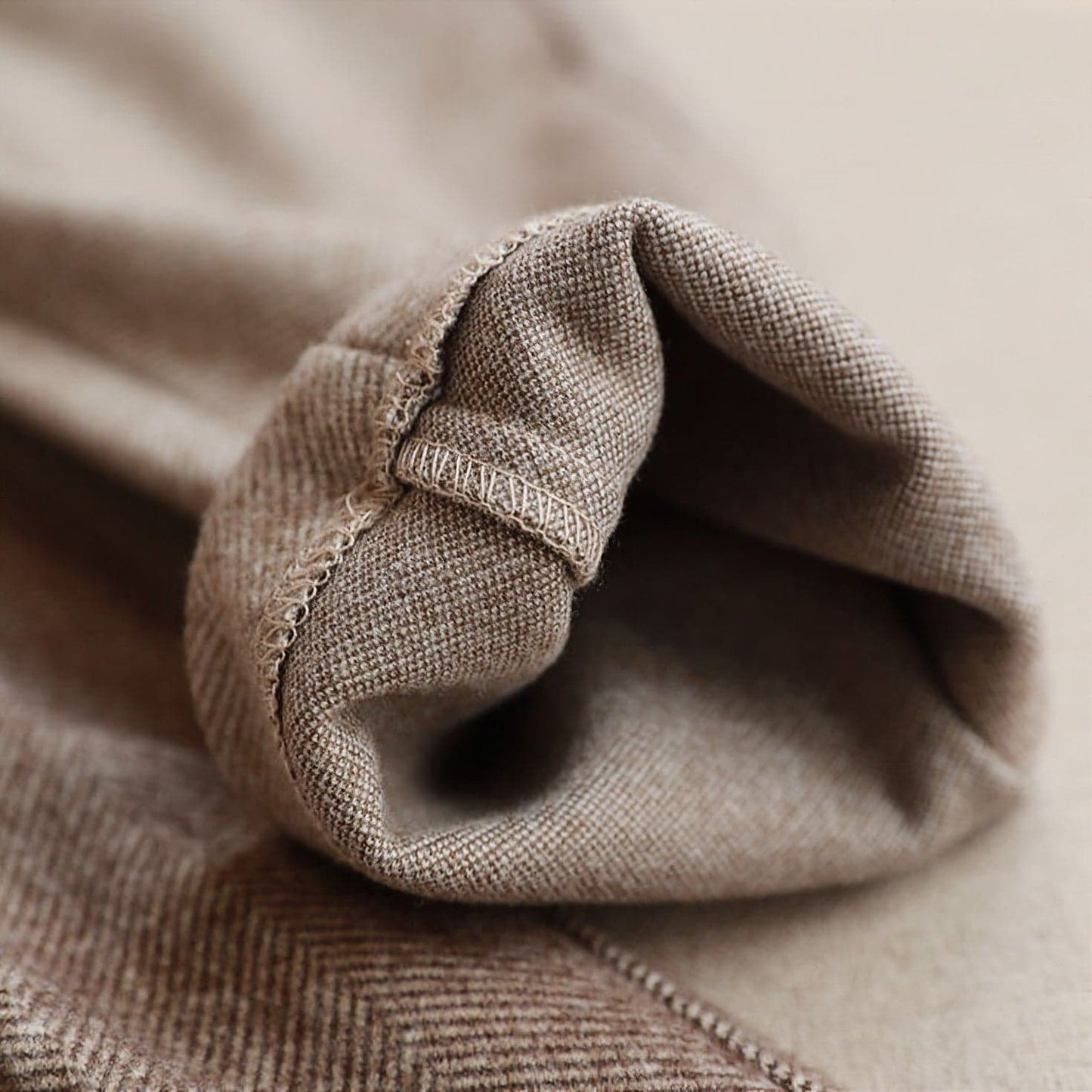 Pantalon de costume à chevrons pour homme