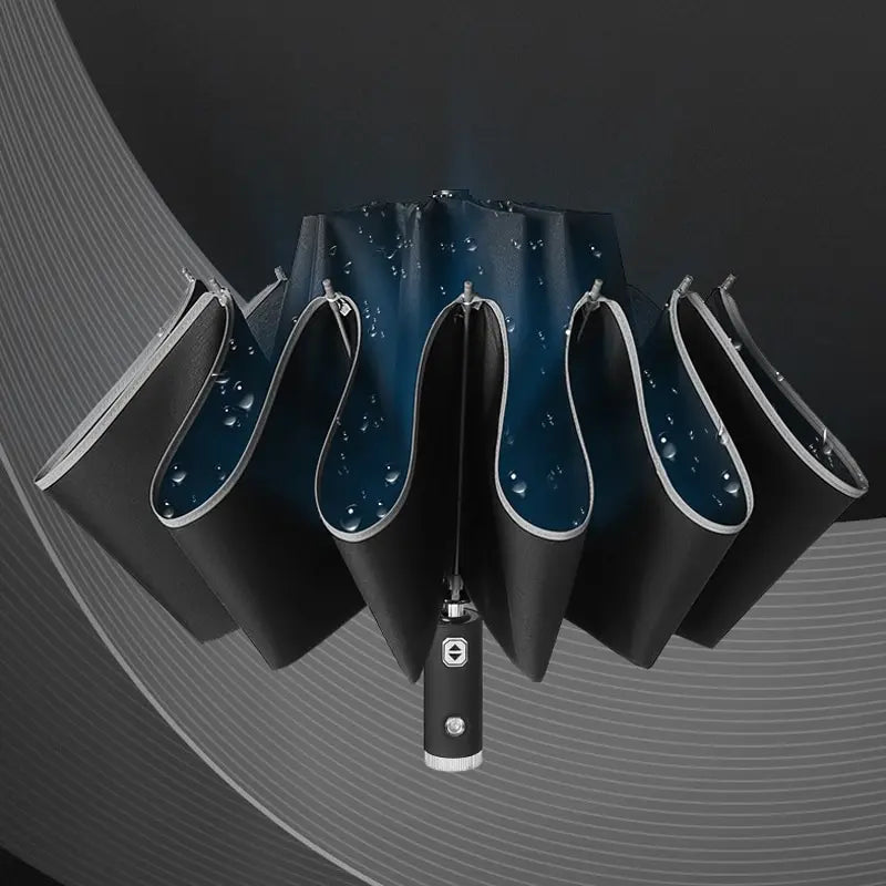 Parapluie LED avec lampe de poche intégrée