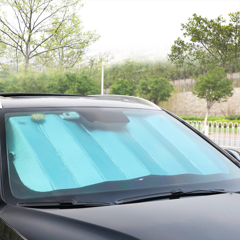 Pare-soleil de voiture pliable avec isolation thermique réfléchissante unisexe