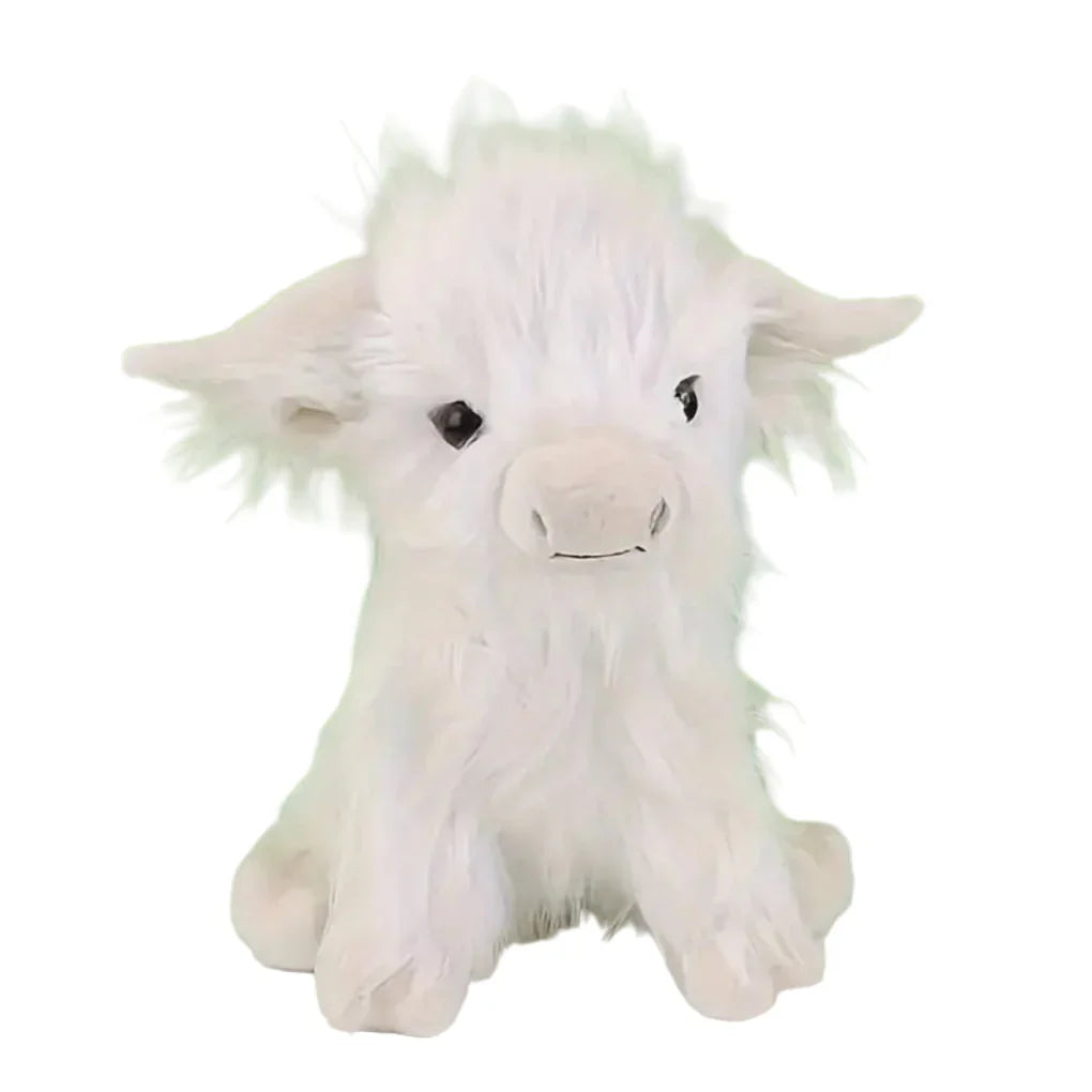 Peluche vache des Highlands à câliner – compagnon doux et attachant