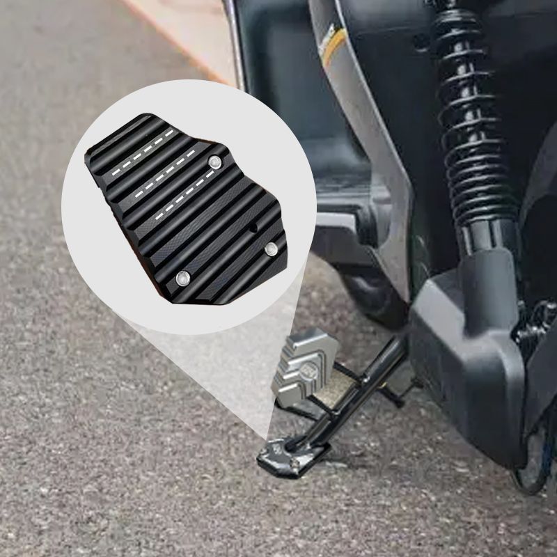 Plaque d’extension pour béquille latérale de moto