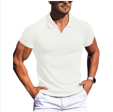 Polo coupe slim pour homme