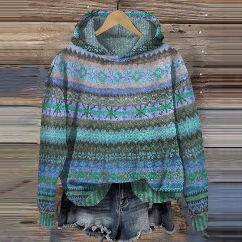 Pull en maille coloré pour femme - douillet et chaud