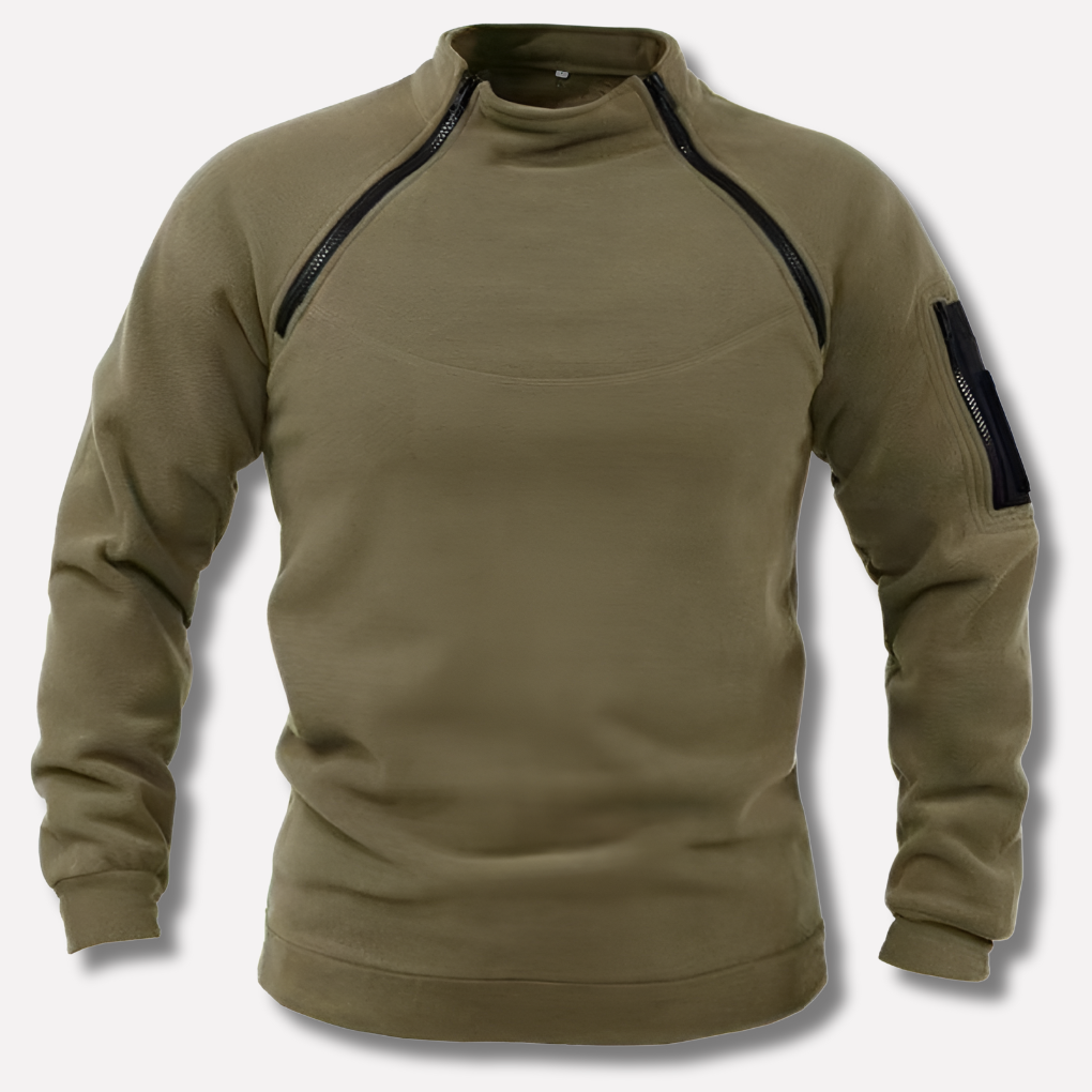 Pull polaire homme – couche fonctionnelle pour l’extérieur et sur le terrain