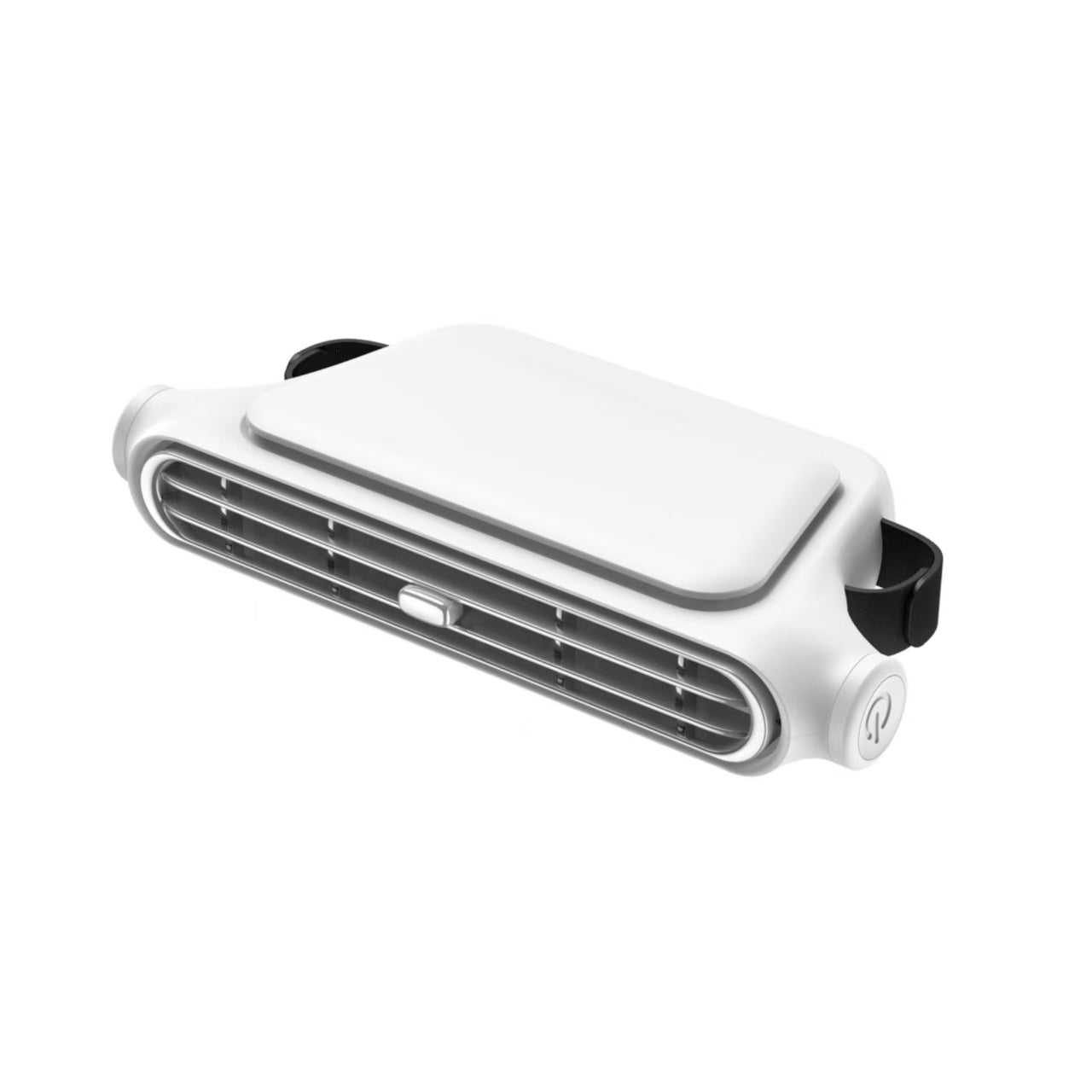 Purificateur d’air et ventilateur unisexe au format compact à clipser sur la grille d’aération de voiture, avec ailettes réglables