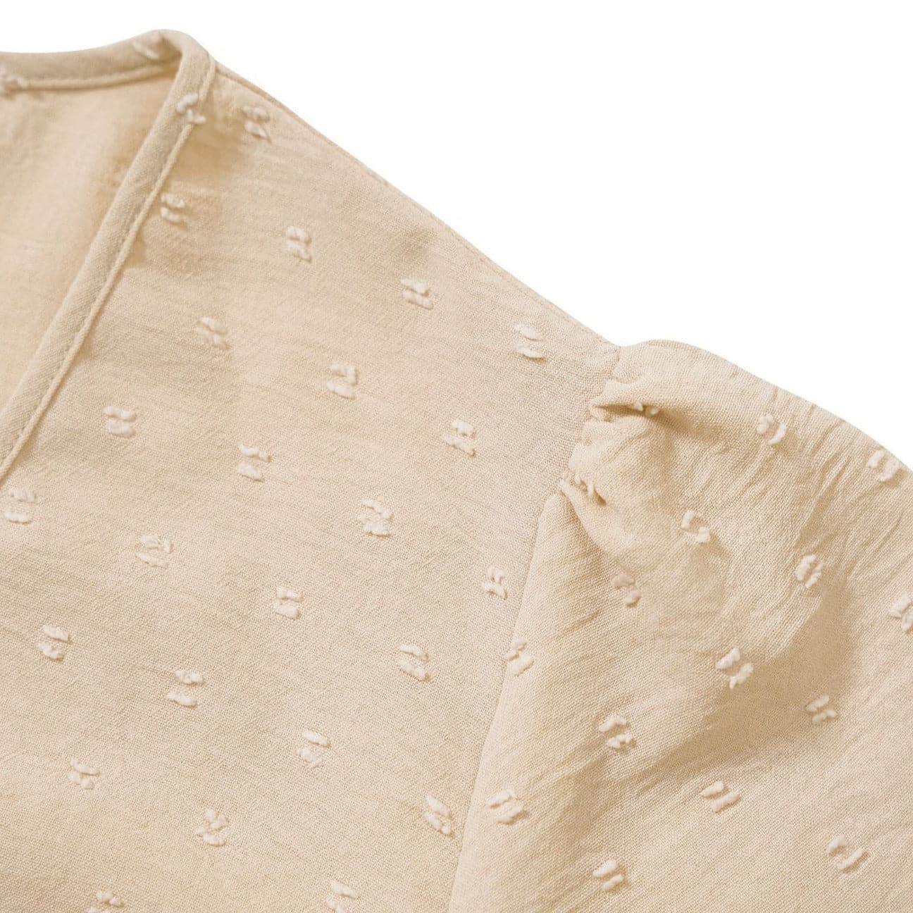 Robe mini trapèze à col en V pour femme